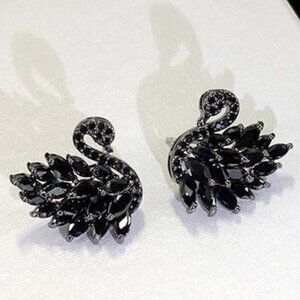 Swan Earrings